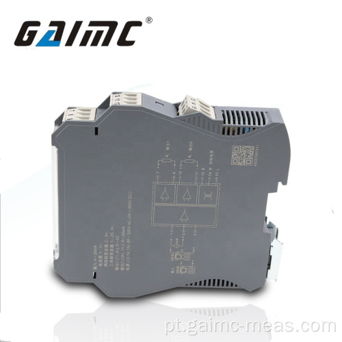 Isolador de sinal de saída de montagem em trilho DIN 0-10mA 0-10V